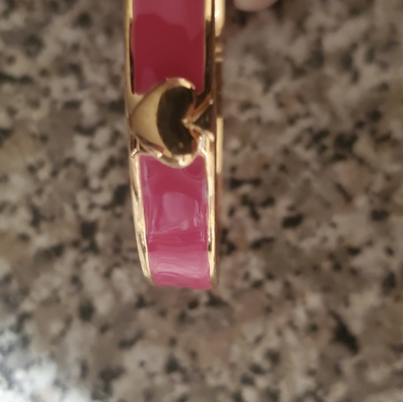 Kate spade bangle new gold /pink - Picture 6 of 17